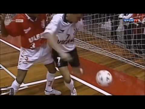 ESTREIA E PRIMEIRO GOL DO FALCÃO PELO FUTSAL DO CORINTHIANS 1996