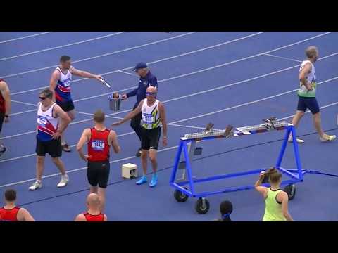 Mens 4x100m Relay (200+) NSW State Relay Championships 2018