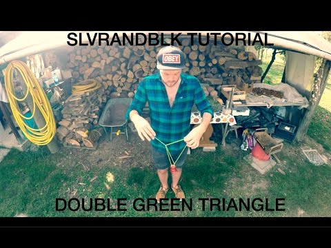 SLVRANDBLK Tutorial - Double Green Triangle