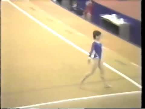 🥇 Eva Mareckova 🇨🇿 FX 9.600 1982 Rome Grand Prix