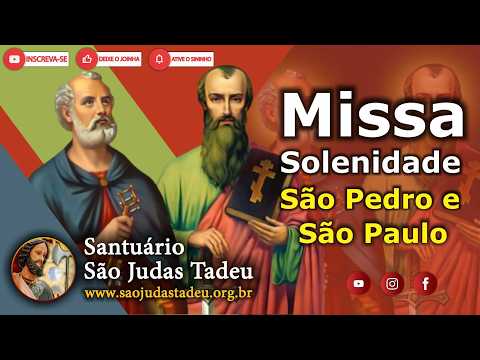 Missa em honra a São Pedro São Paulo Apóstolo | Domingo 19h | 28/06/2026 | Pe. Flavio Junior