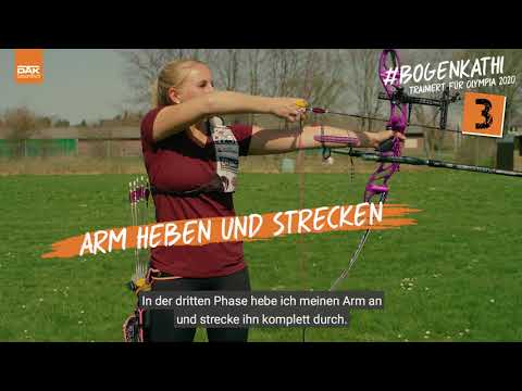 Der perfekte Schuss beim Bogenschießen mit DAK-Bogenschützin #bogenkathi