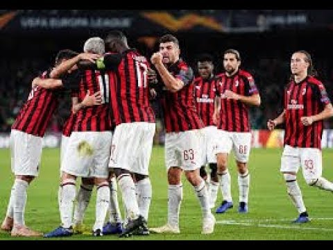 Betis vs AC Milan |1-1|Goals - Highlights| 09/11/2018
