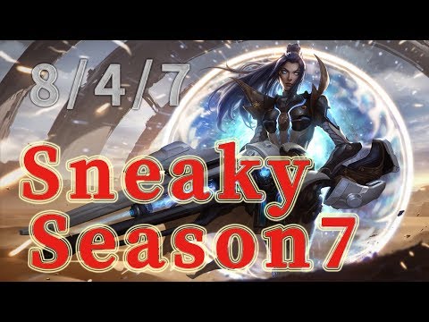 C9 Sneaky Caitlyn ADC vs Xayah Patch 7.10