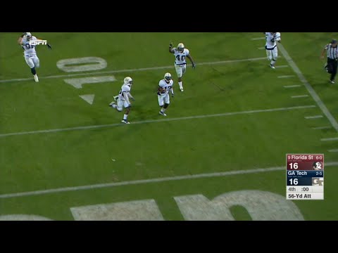 Georgia Tech Stuns Florida State On Blocked FG Return As Time Expires (HD)