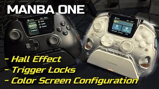 Manba One: A Hall Effect, Feature Rich Controller with On Device Configuration Color Screen