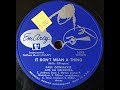 It Don't Mean A Thing / Paul Gonsalves