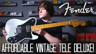 Video thumbnail for AFFORDABLE VINTAGE TELECASTER DELUXE?! Vintera II Tele Deluxe | Fender Demo by HarryAndAGuitar