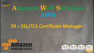 39.AWS - SSL/TLS Certificate Manager - HTTP и HTTPS