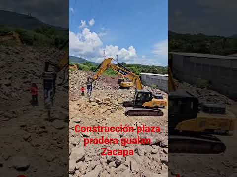 construcción plaza pradera gualan Zacapa