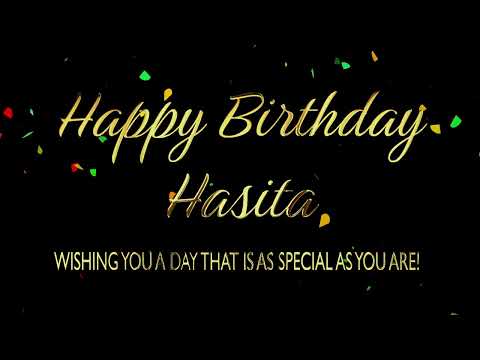 Happy Birthday Hasita