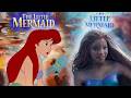 The Little Mermaid 1989 2023 Side By Side Comparison