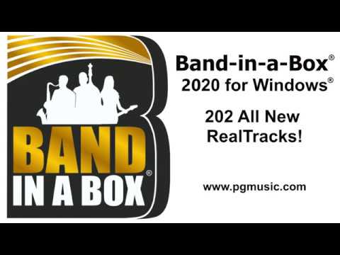 Band-in-a-Box® 2020 for Windows - 202 New RealTracks Overview
