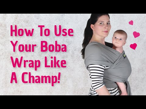 How To Use A Boba Wrap 🤱🏻 (Newborn & Older)