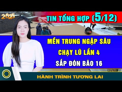 Tin Tổng Hợp (5/12): Máy bay chở 425 người bốc cháy. Nam Trung Bộ chạy lũ lần 4, sắp đón bão 16?