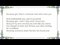 Kenny Rogers - Runaway Girl Lyrics