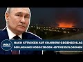 PUTINS KRIEG: Nach Attacken auf Charkiw! Gegenschlag der Ukraine - Videos zeigen heftige Explosionen