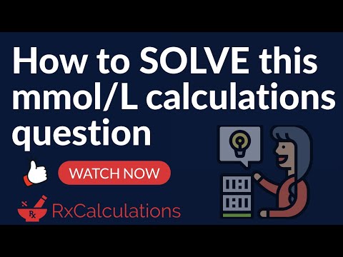 Pharmacy Calculations | How to Calculate Volume of Normal Saline for Correct Concentration of Na+