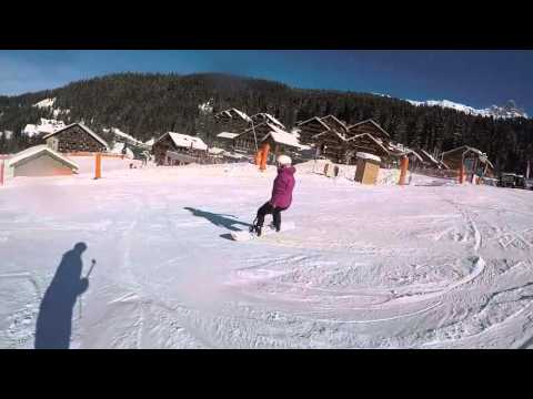 Lotties awesome boarding skills
