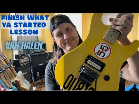 Finish What Ya Started Lesson - Van Halen - Solo Included!