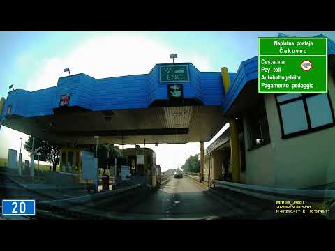 Driving Rédics(HU) - Lendava - Hotiza (SLO/HR) - Čakovec (HR) - highway A4