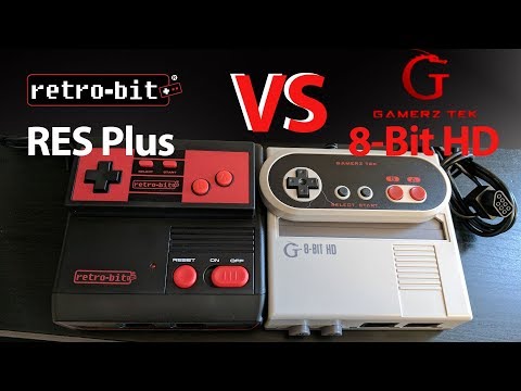 8-Bit HD NES Clone Battle - Gamerz Tek 8-Bit HD Versus Retro-Bit RES+