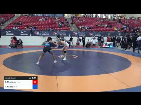 50 Lbs Consolation - Sage Mortimer, Titan Mercury Wrestling Club (TMWC) Vs Arelys Valles, Grand Vi