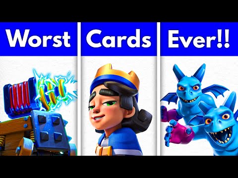 I Played The WORST Card for EVERY Rarity in Clash Royale