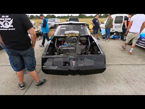 2000HP Pontiac Trans Am 9.0 Chevy big block Supercharged Drag Car