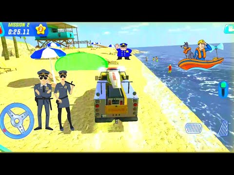 Coast Guard Beach Rescue Team Emergency Atv Quad Bike Driving Android Gameplay #1
