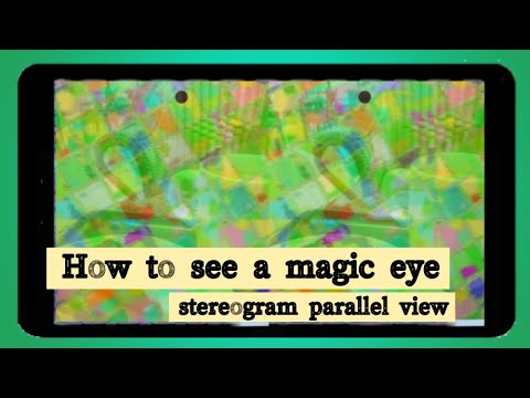 How to see a stereogram, magic eye tutorial