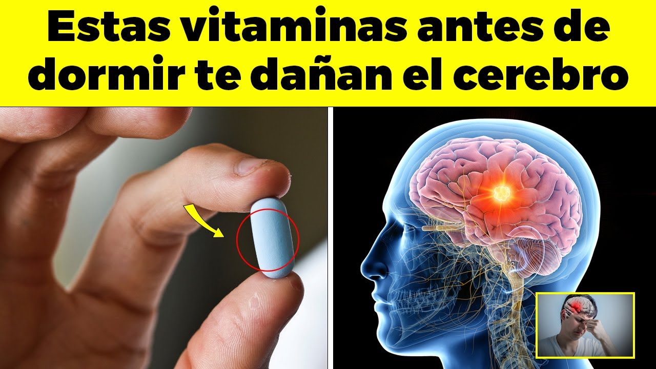 PELIGRO! JAMÁS DEBES TOMAR Estas Vitaminas Antes de Ir A La Cama