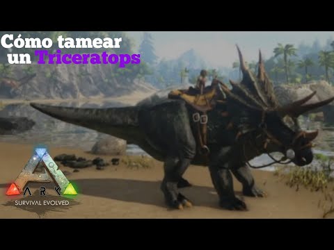Como tamear un triceratops en ARK y para que sirve