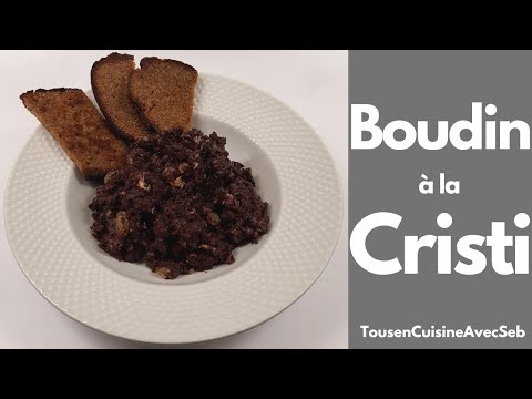 BOUDIN à la CRISTI (tous en cuisine avec Seb)