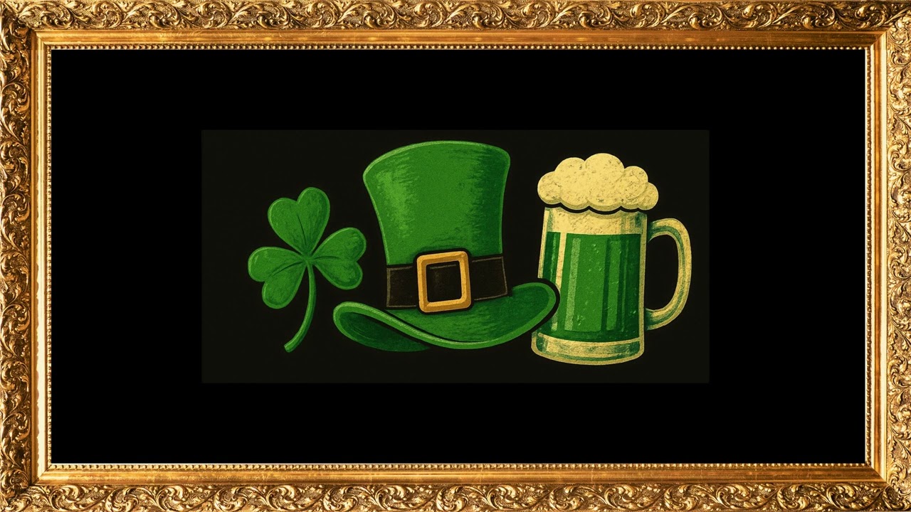 St. Patrick's Day | Background For TV Screen | 4K | No Music