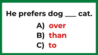 Preposition quiz: If you score 80% on this quiz, your English is amazing!