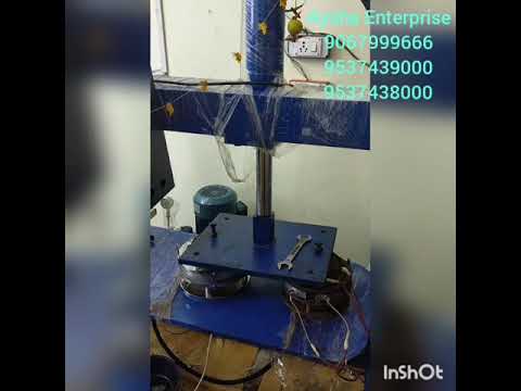 SEMI AUTOMETIC PAPER PLATE MAKING MACHINE