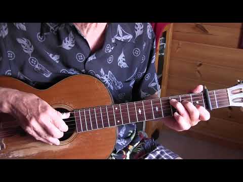 Bad Luck Blues - Blind Lemon Jefferson  Acoustic Blues Lesson - TAB avl