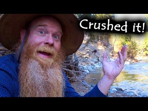 Processing "High Grade?"  gold ore.  That's Prospecting for ya!