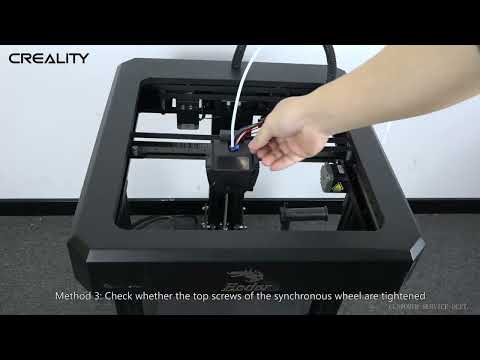 Service tutorial Ender - 7 layer shifting debugging