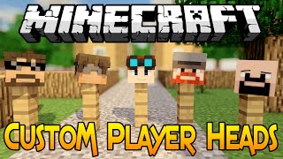 Minecraft 1.8 Tutorial - How To Get Custom Player Heads In Minecraft 1.8 (No Mods, Easy)