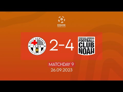 IDBank Premier League. Matchday 9. FC West Armenia - FC Noah (26.09.2023)