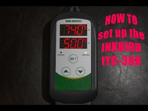 How to Set up the InkBird ITC-308 temp controller for BEER