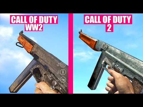 Call of Duty WW2 vs Call of Duty 2 - Weapons Comparison