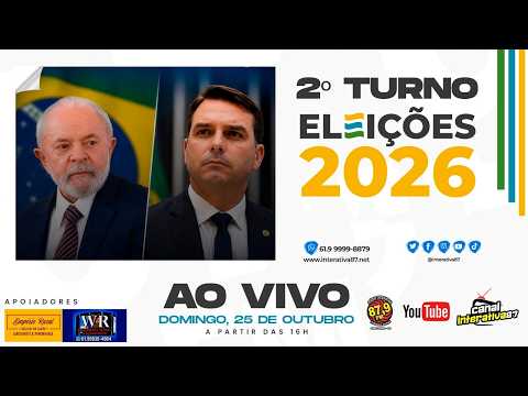 🔴​ AO VIVO | COBERTURA DAS ELEIÇÕES 2026 | 2º TURNO | RESULTADOS EM TEMPO REAL | ENTREVISTAS |