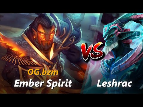 bzm mid Ember Spirit vs Leshrac | First 10 minutes