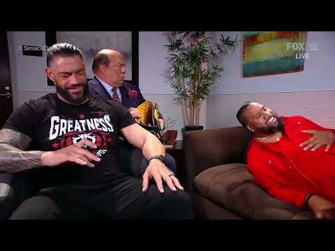 Roman reigns Jimmy uso backstage segment SD 10/27/23