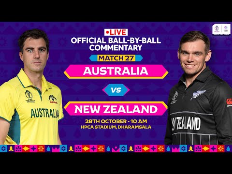 Australia v New Zealand | Hindi Ball-by-Ball Commentary | Match 27 | World Cup 2023 #AUSvsNZ