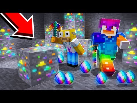 ENCONTRAMOS EL NUEVO MINERAL SECRETO DE ARCOIRIS MÁS RARO DE MINECRAFT !! CON KIRON