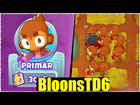 DIE PRIMÄR AFFENWISSENCHALLENGE! - Bloons Td6 [Deutsch/German]